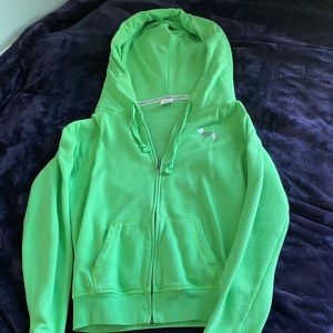 Victoria’s Secret PINK Green Zip up Hoodie